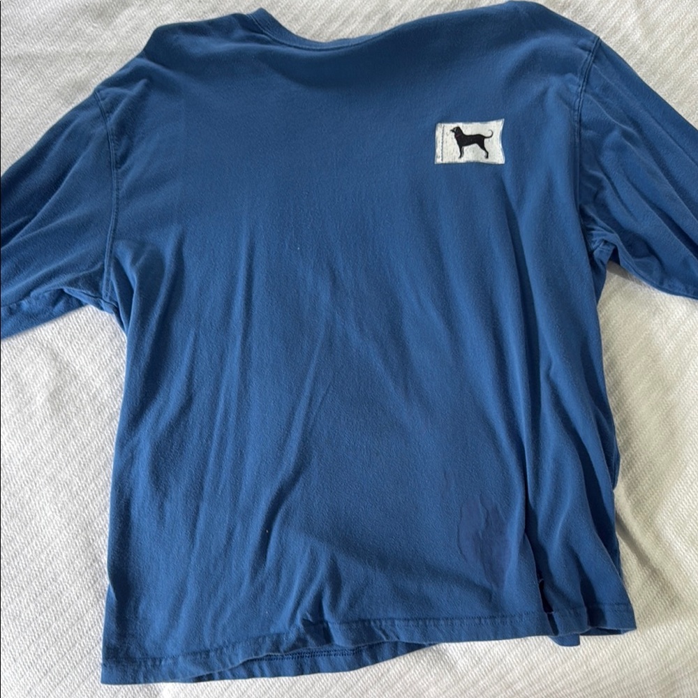 The Black Dog Sportfishing Blue Shirt